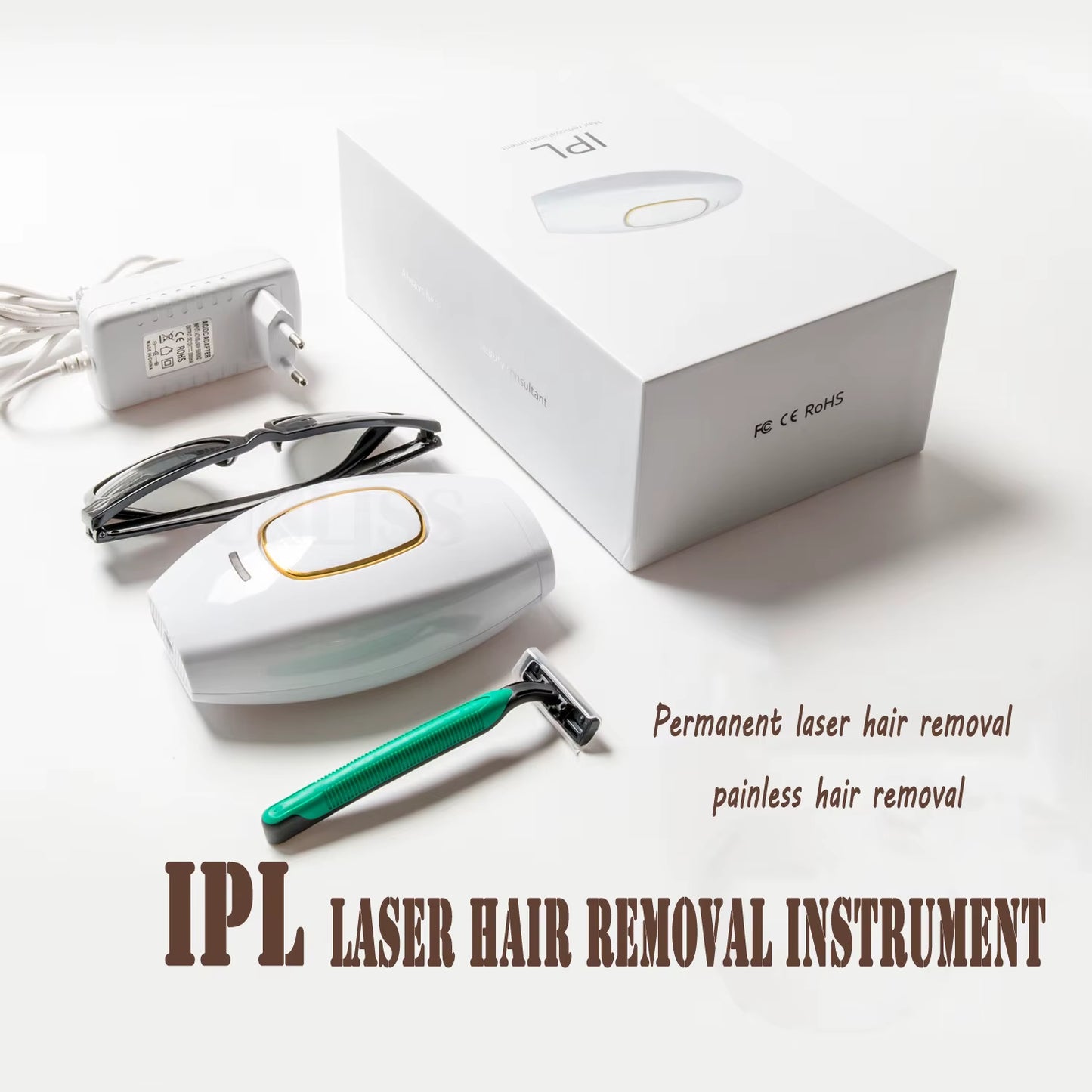 IPL Hair Removal Laser Epilator for Women 500,000 Flash Depilator Pulses Permanent Laser Epilator Painless Hair Removal