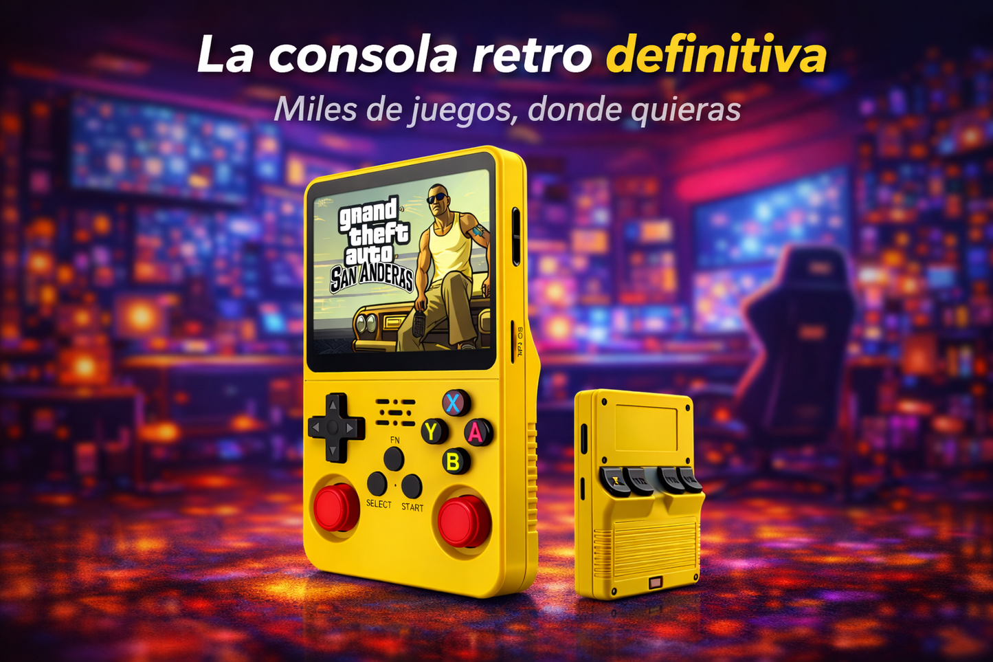 🎮 Consola Portátil 𝑹𝒆𝒕𝒓𝒐 R36S – Revive los Clásicos Donde Quieras