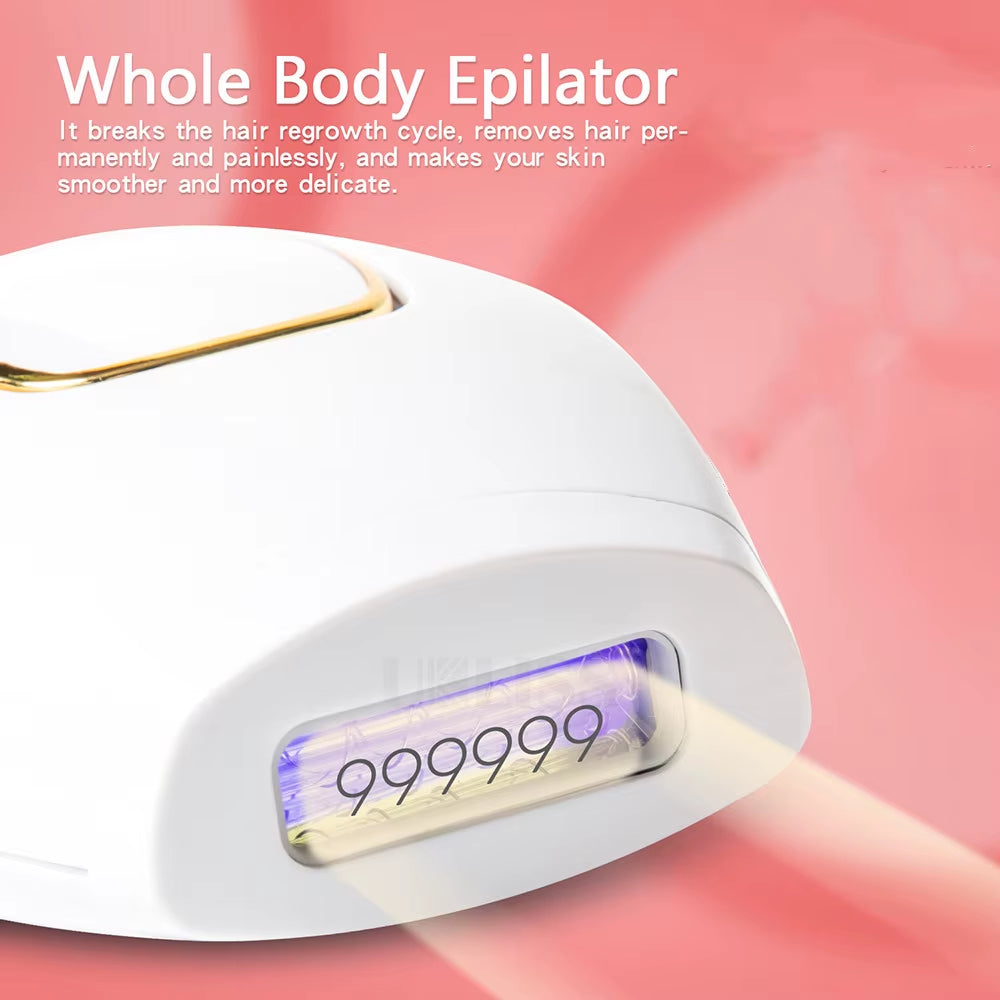 IPL Hair Removal Laser Epilator for Women 500,000 Flash Depilator Pulses Permanent Laser Epilator Painless Hair Removal